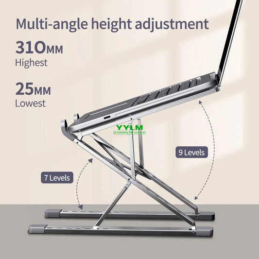 Support Laptop – Réglable & Pliable pour MacBook et PC